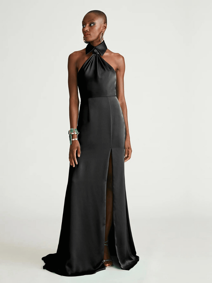 GEMI GOWN IN SATIN