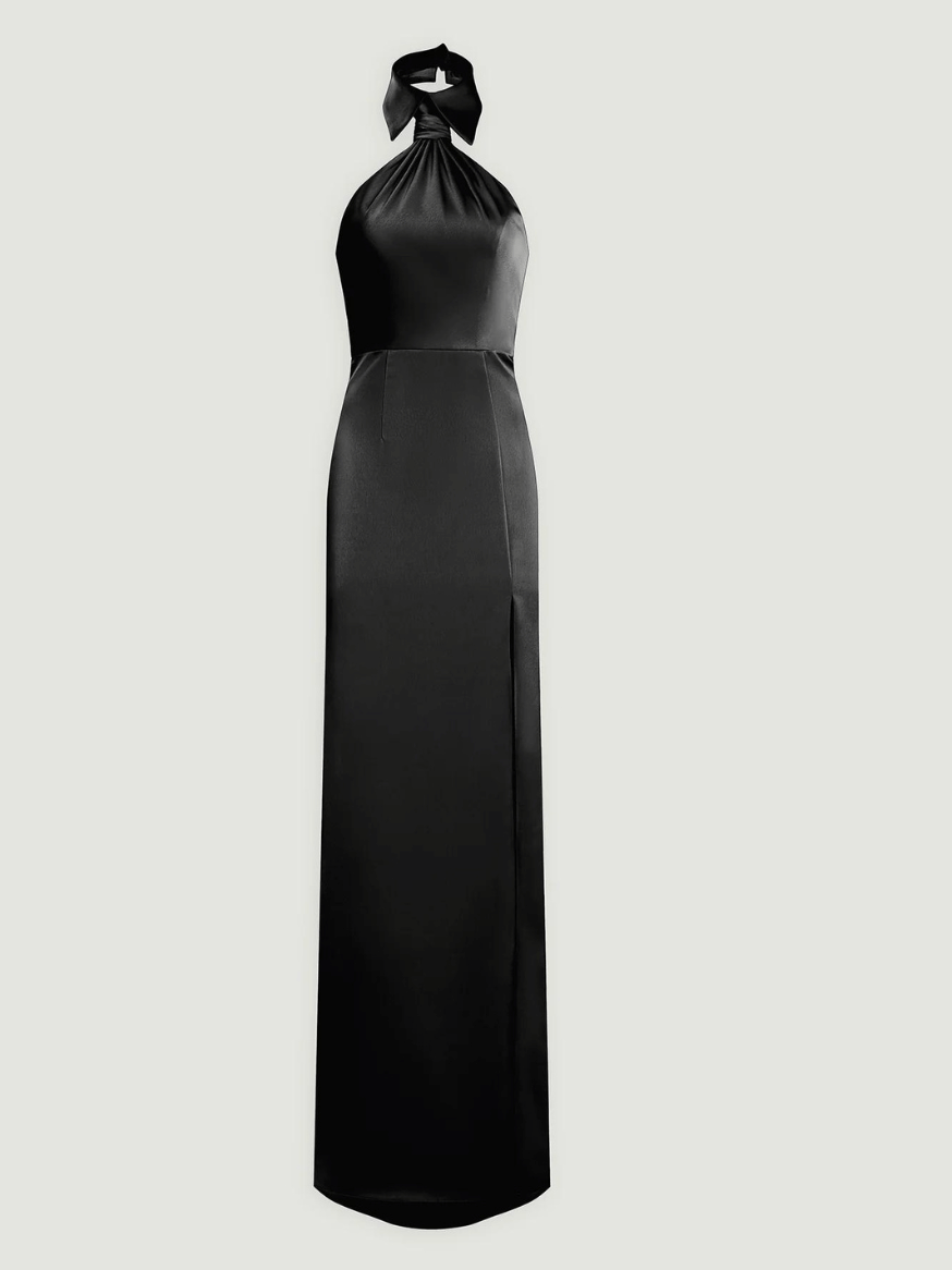 GEMI GOWN IN SATIN