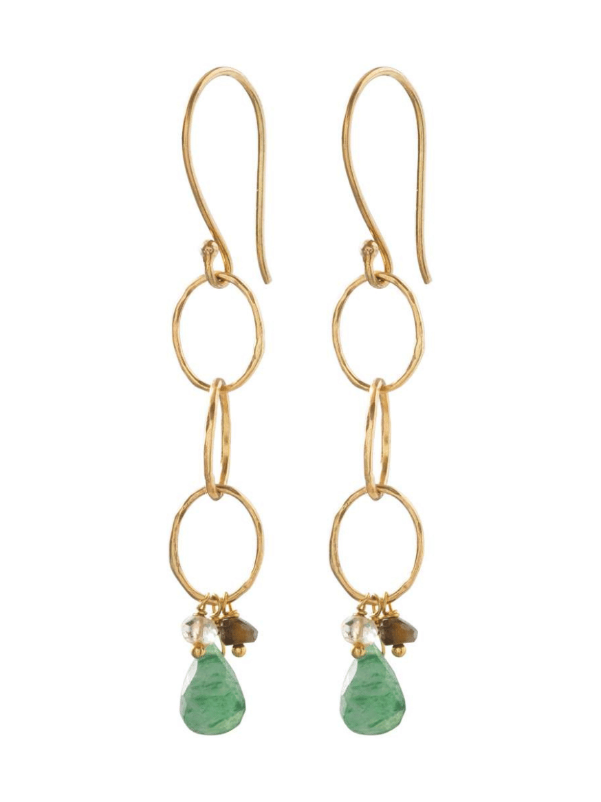 Glowing Aventurine Earrings