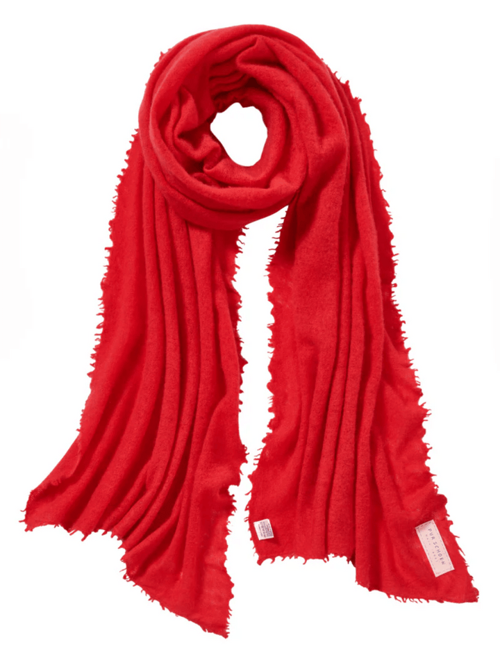 Cashmere Scarf Red