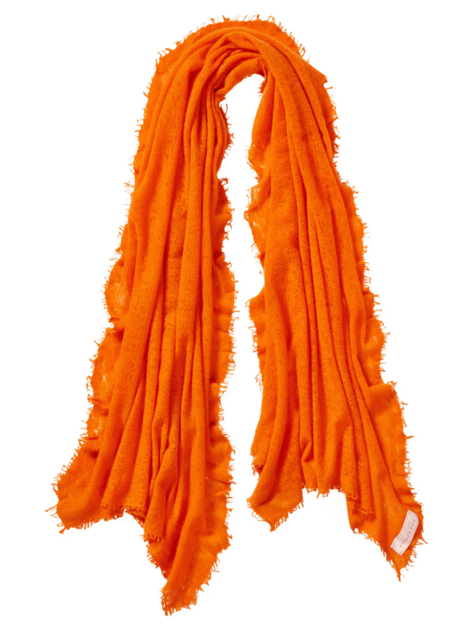 Cashmere Scarf Neon Orange