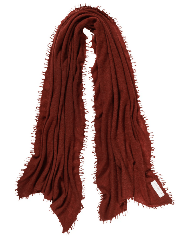 cashmere scarf chestnut