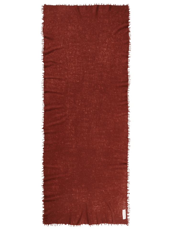 cashmere scarf chestnut