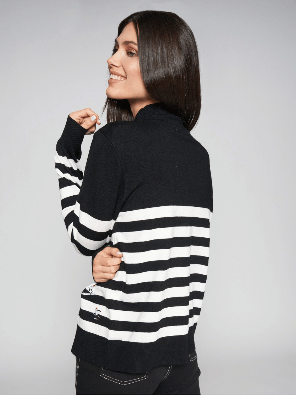 sweater with stripes