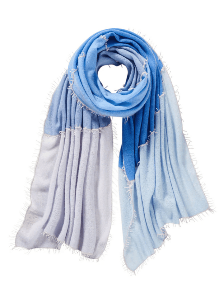 Cashmere Scarf Miss Patch Powder Blue