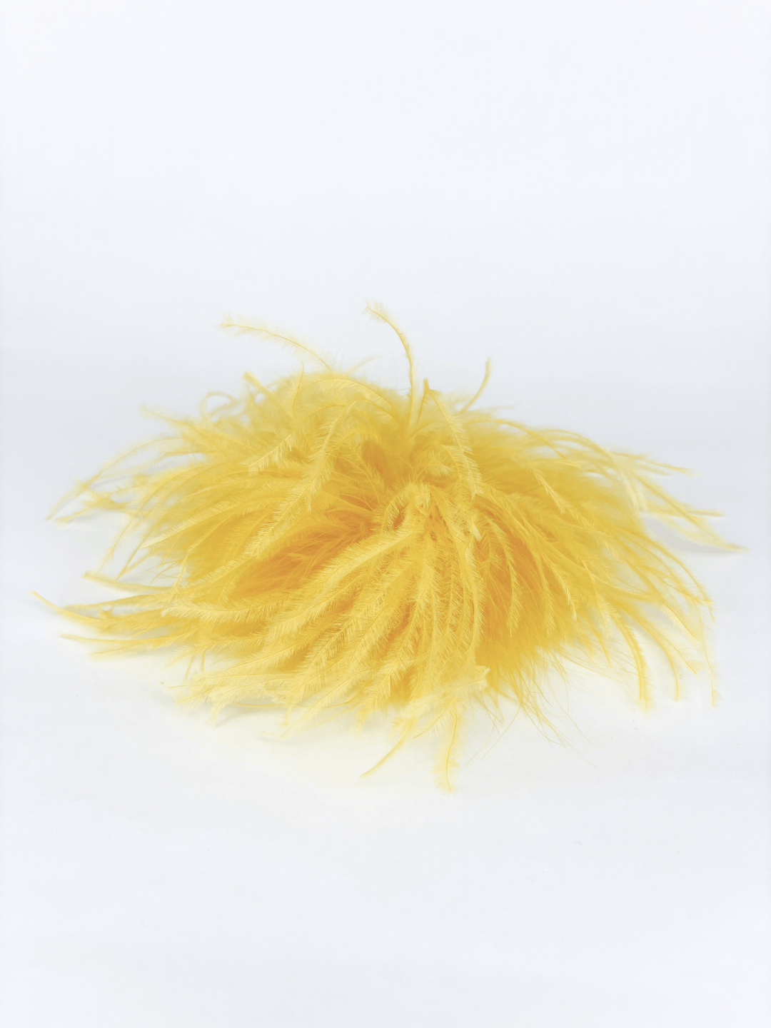 Feather Brooch Yellow