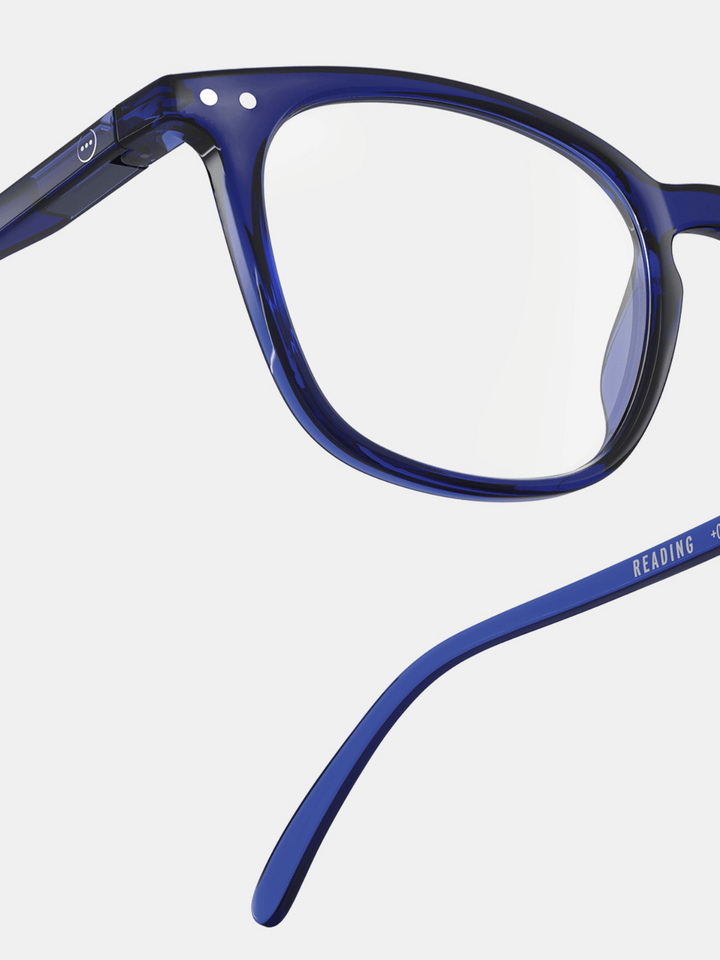 reading glasses #E Blue Ink