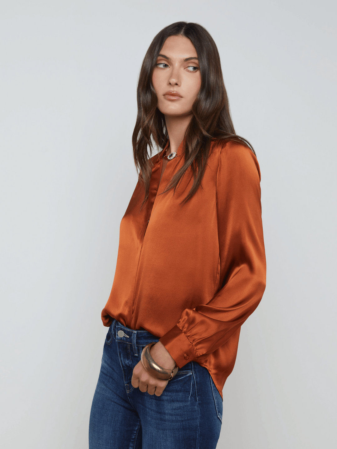 Bianca silk blouse