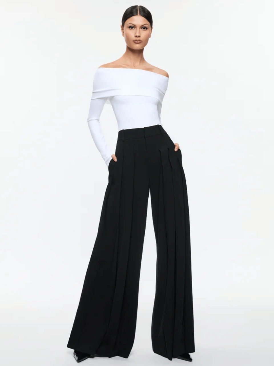 Simon wide leg trousers