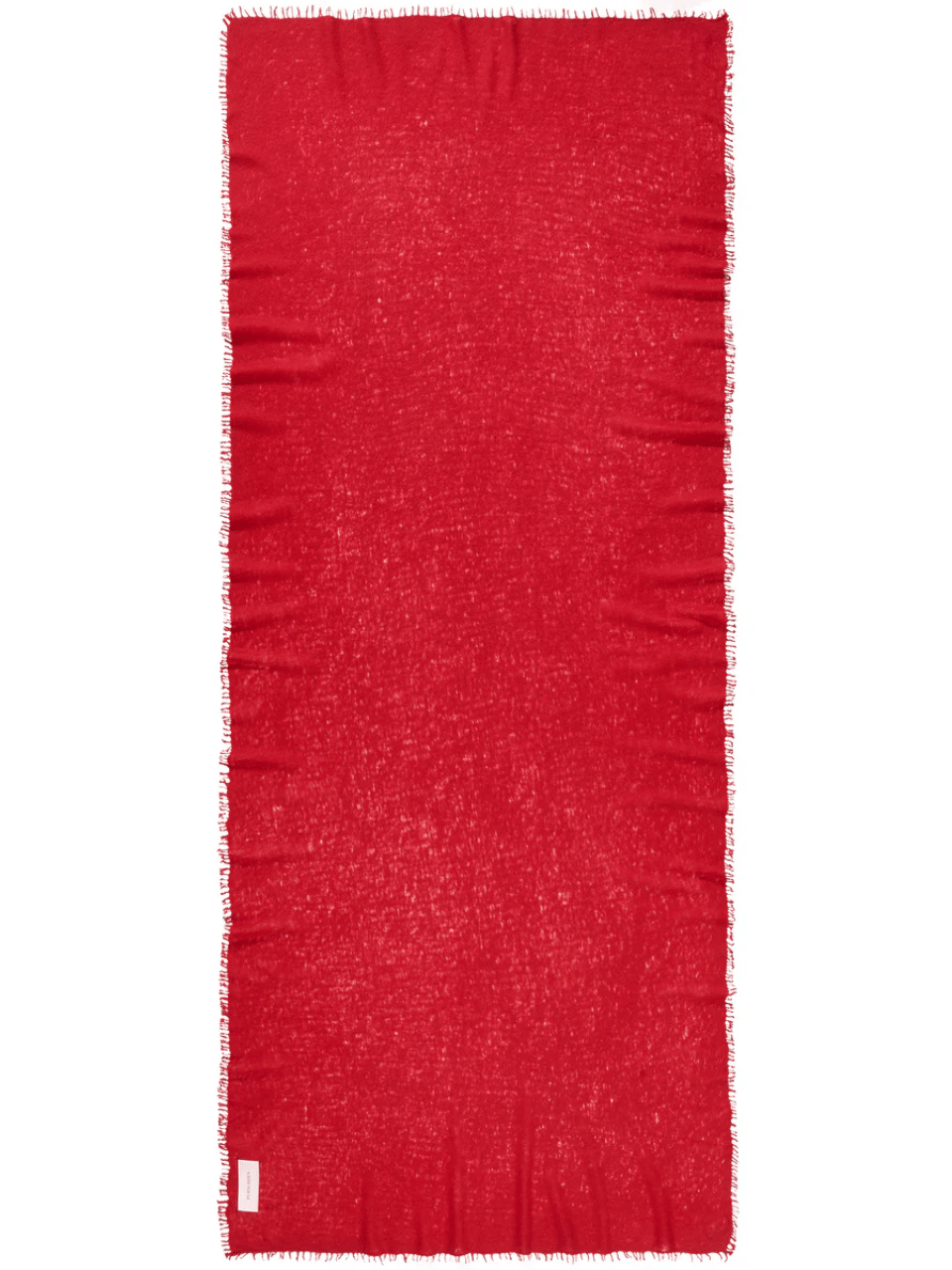 Lava Red cashmere scarf