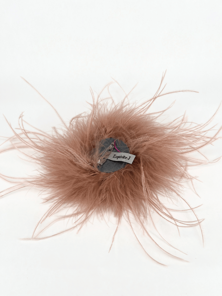 Feather Brooch Rosé