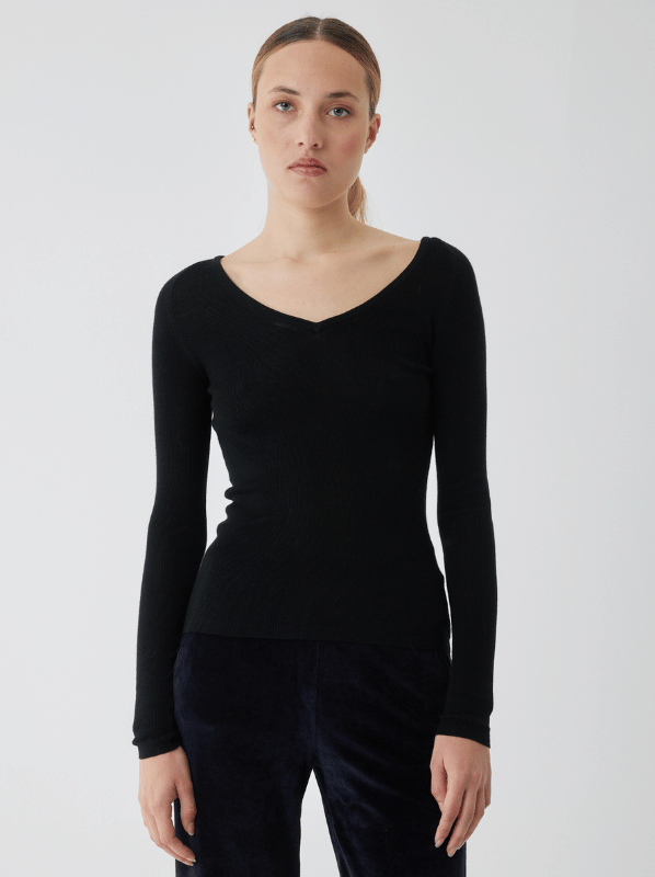 V-neck sweater