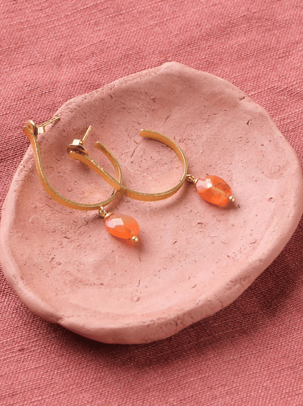 Attracted Carnelian Earrings