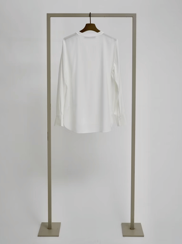 silk blouse Superwhite