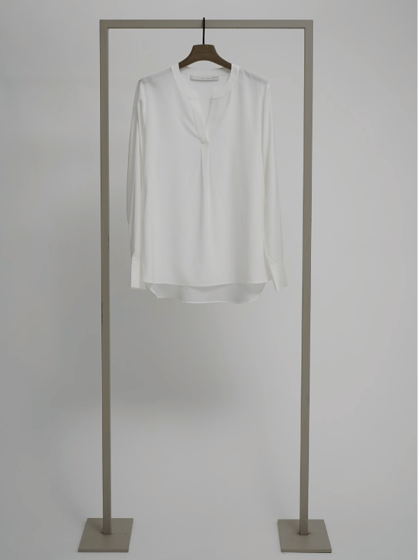 silk blouse Superwhite