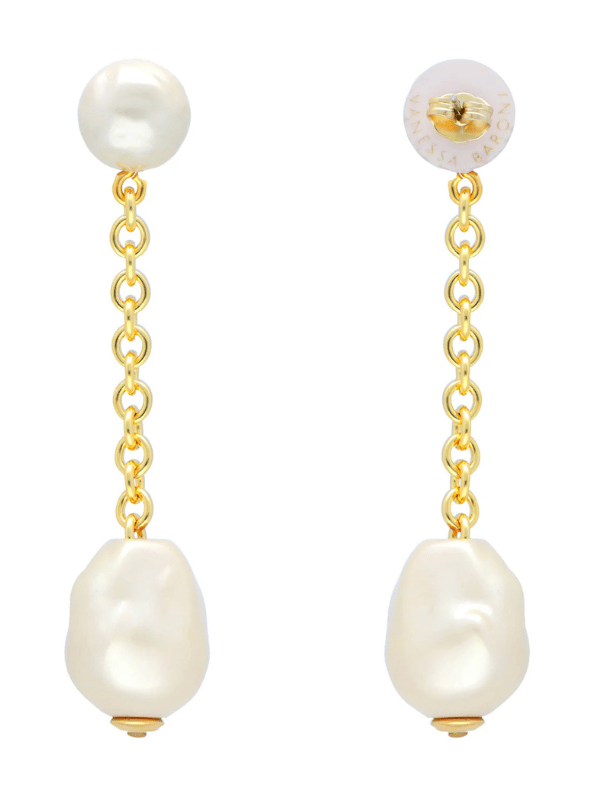 Organic Pearl Earrings