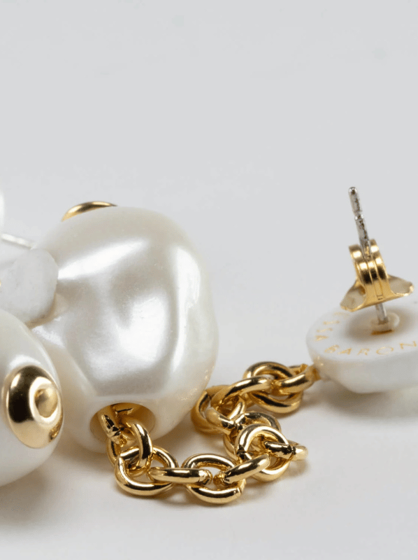 Organic Pearl Earrings