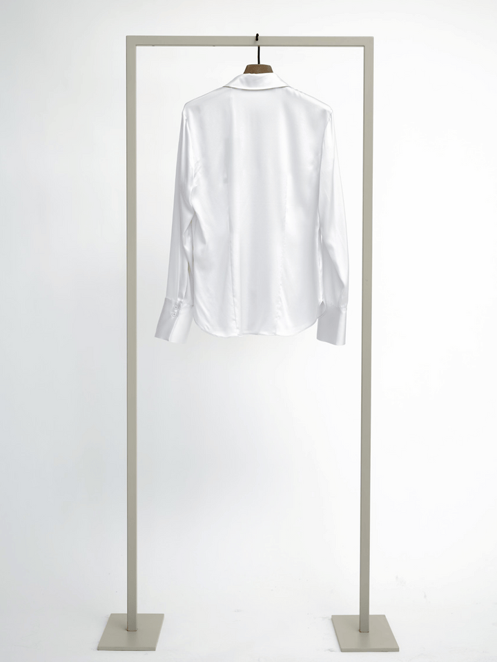 Seidenbluse Superwhite