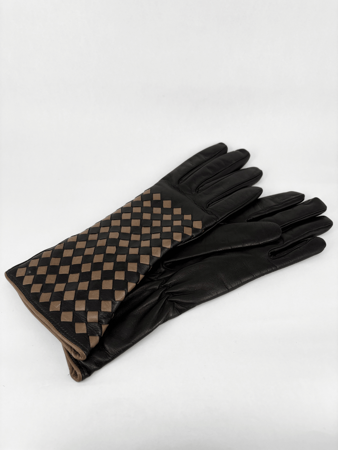 leather gloves milang bottega