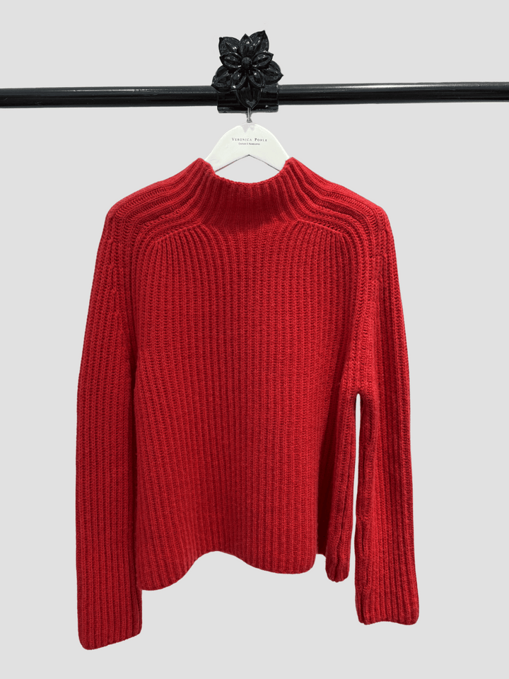 Sofie Pullover Grobstrick Rot