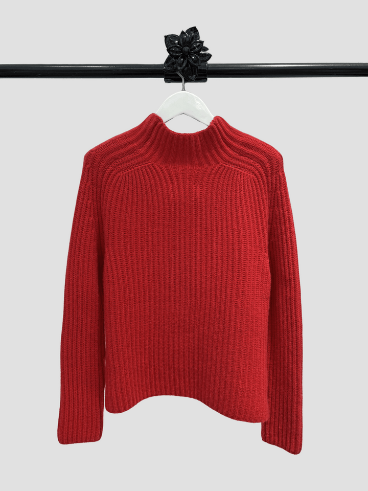 Sofie Pullover Grobstrick Rot