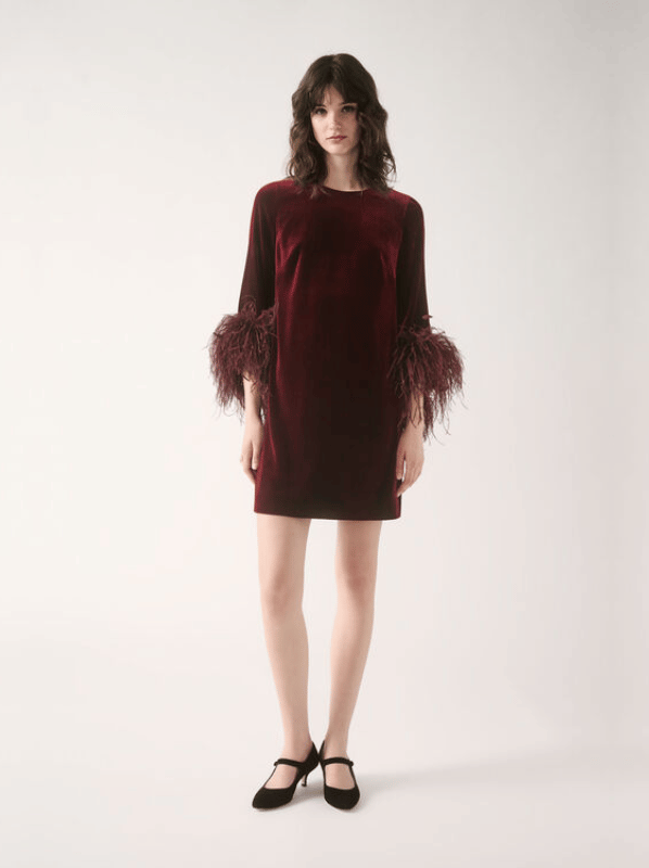 Kleid Ghiro Bordeaux