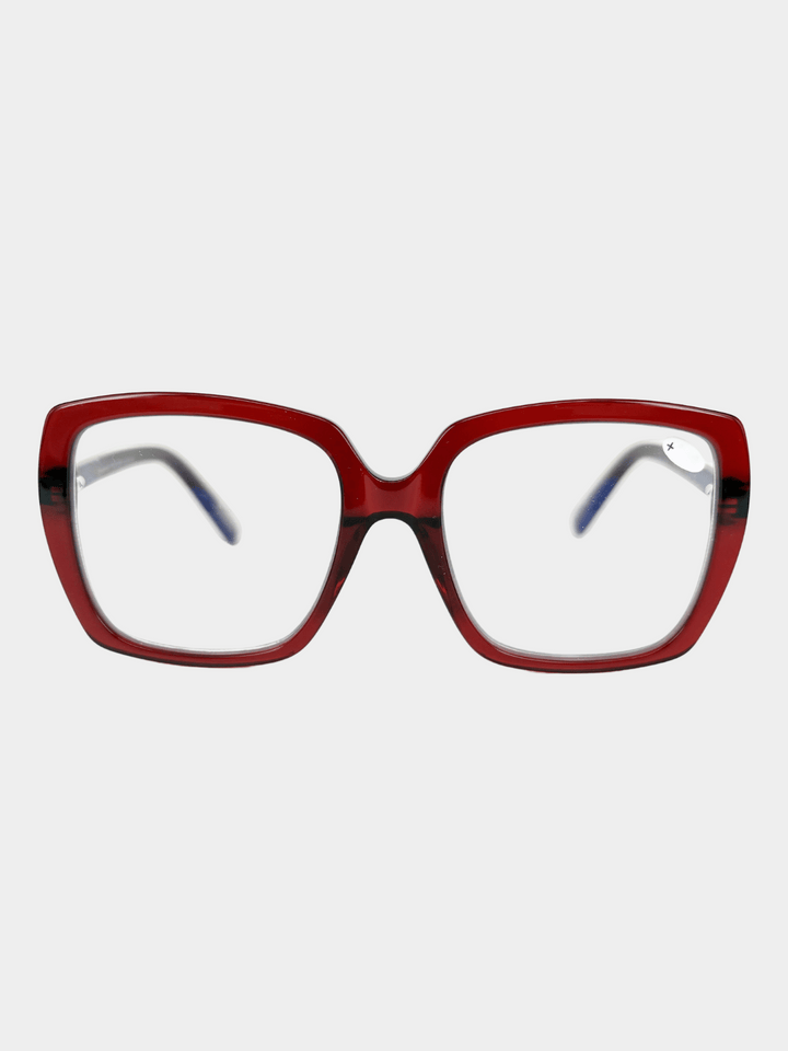 Computer reading glasses Eyedentity Grown Up Red