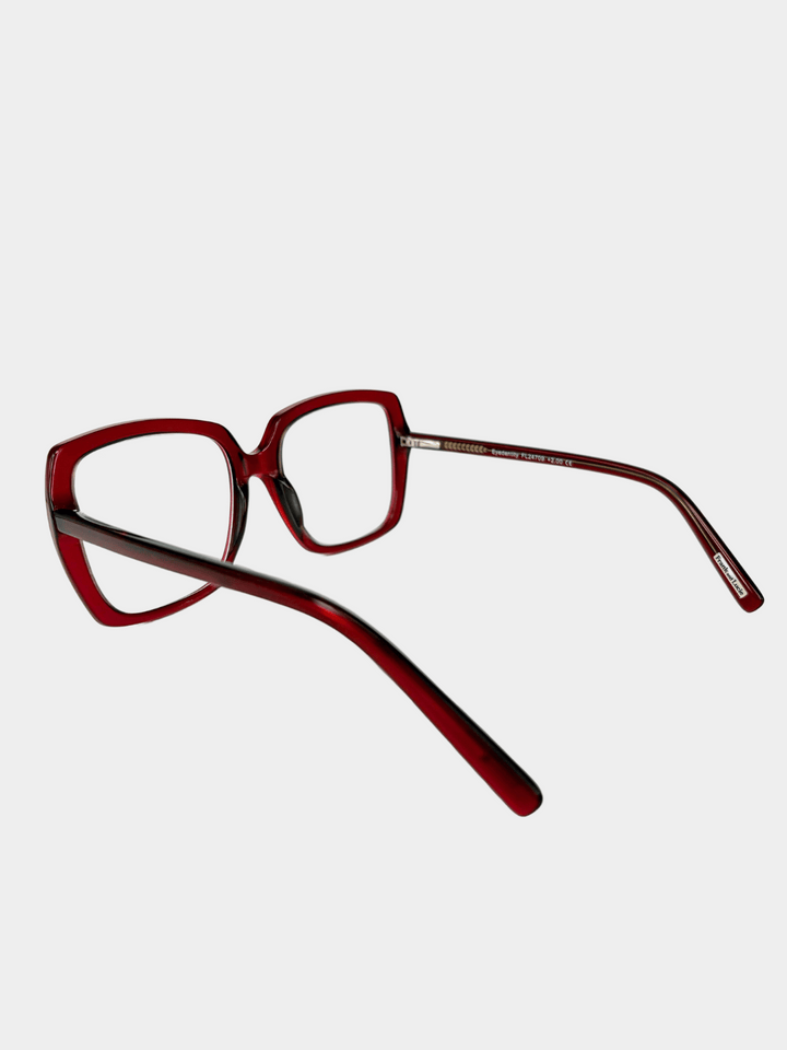 Computer reading glasses Eyedentity Grown Up Red