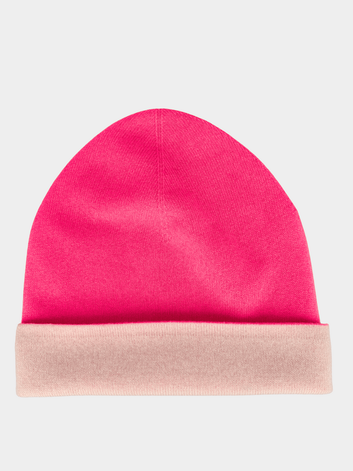 Cashmere Hat Bicolor Pink