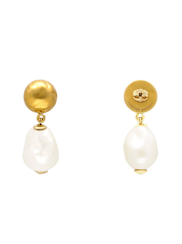 Organic Pearl Earrings