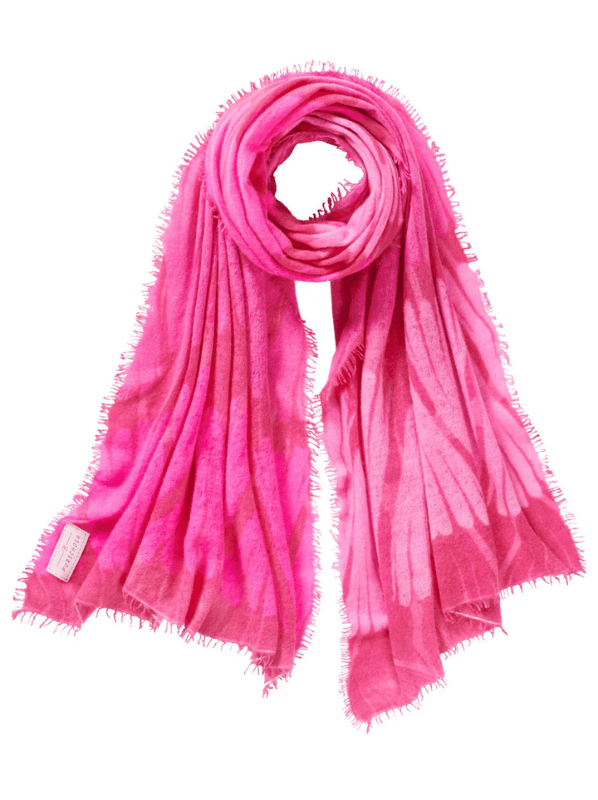 Cashmere Scarf Maya Raspberry