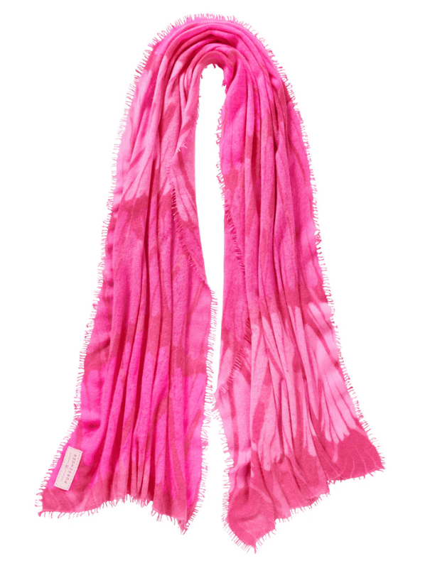 Cashmere Scarf Maya Raspberry