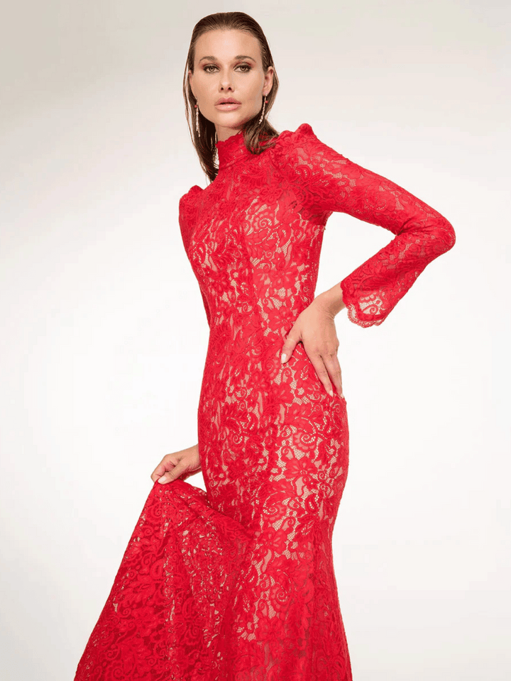 Goddess Glamour Dress Red