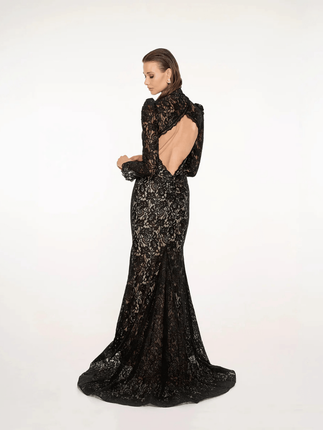 Goddess Glamour Dress Black