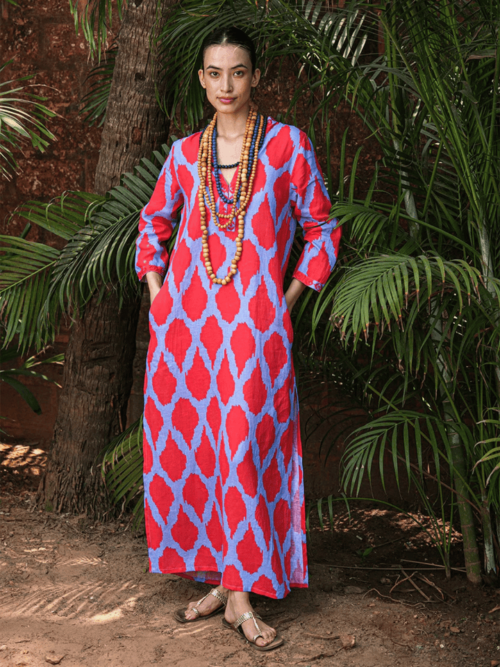 Langer Saphir Kaftan