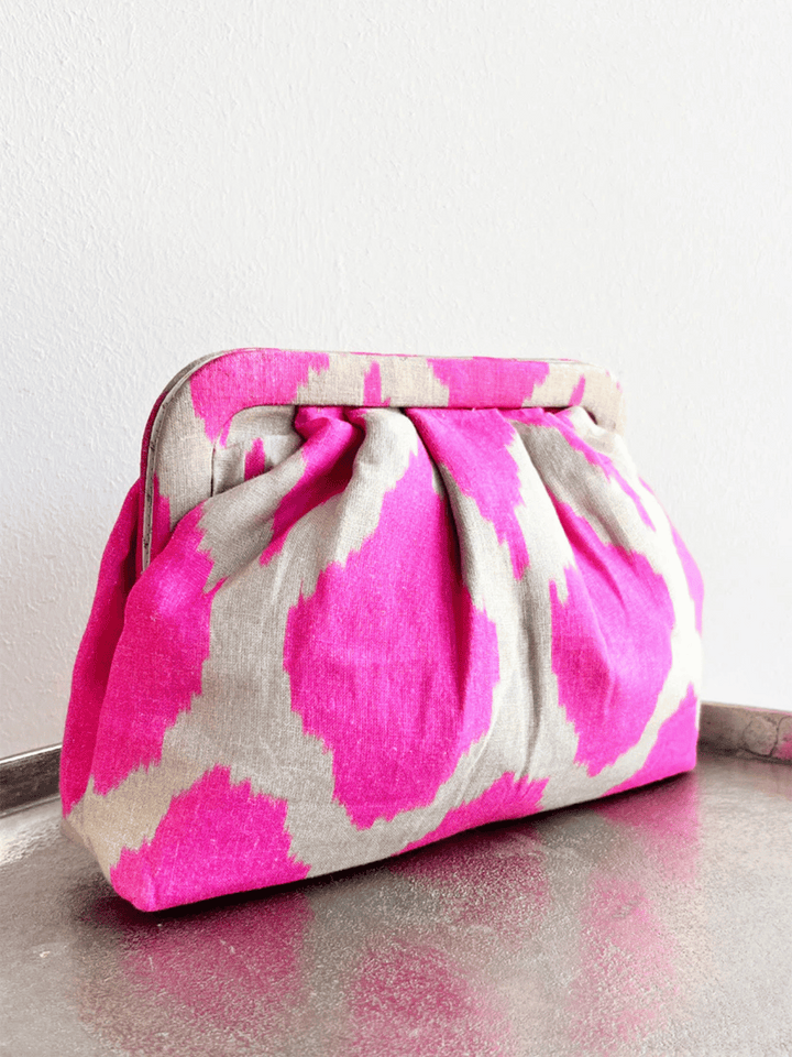 Clutch Ikat Pink