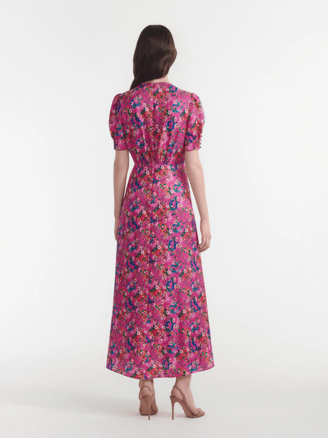 Lea Langes Kleid in Blossom Hidden Dragon