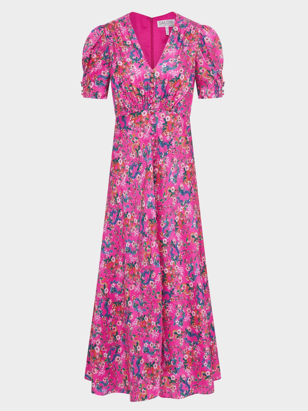 Lea Langes Kleid in Blossom Hidden Dragon