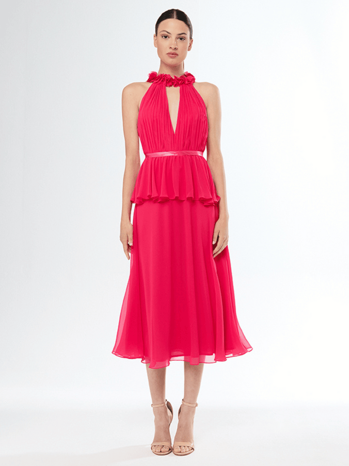 Midi Kleid Pink