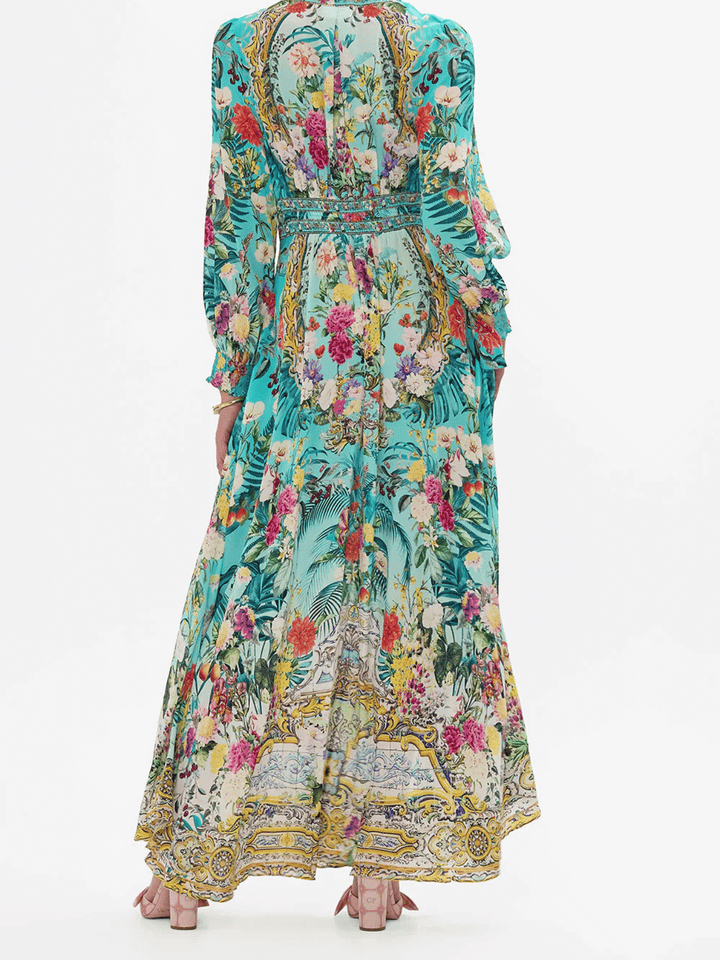 The Gardens of Queluz maxi dress