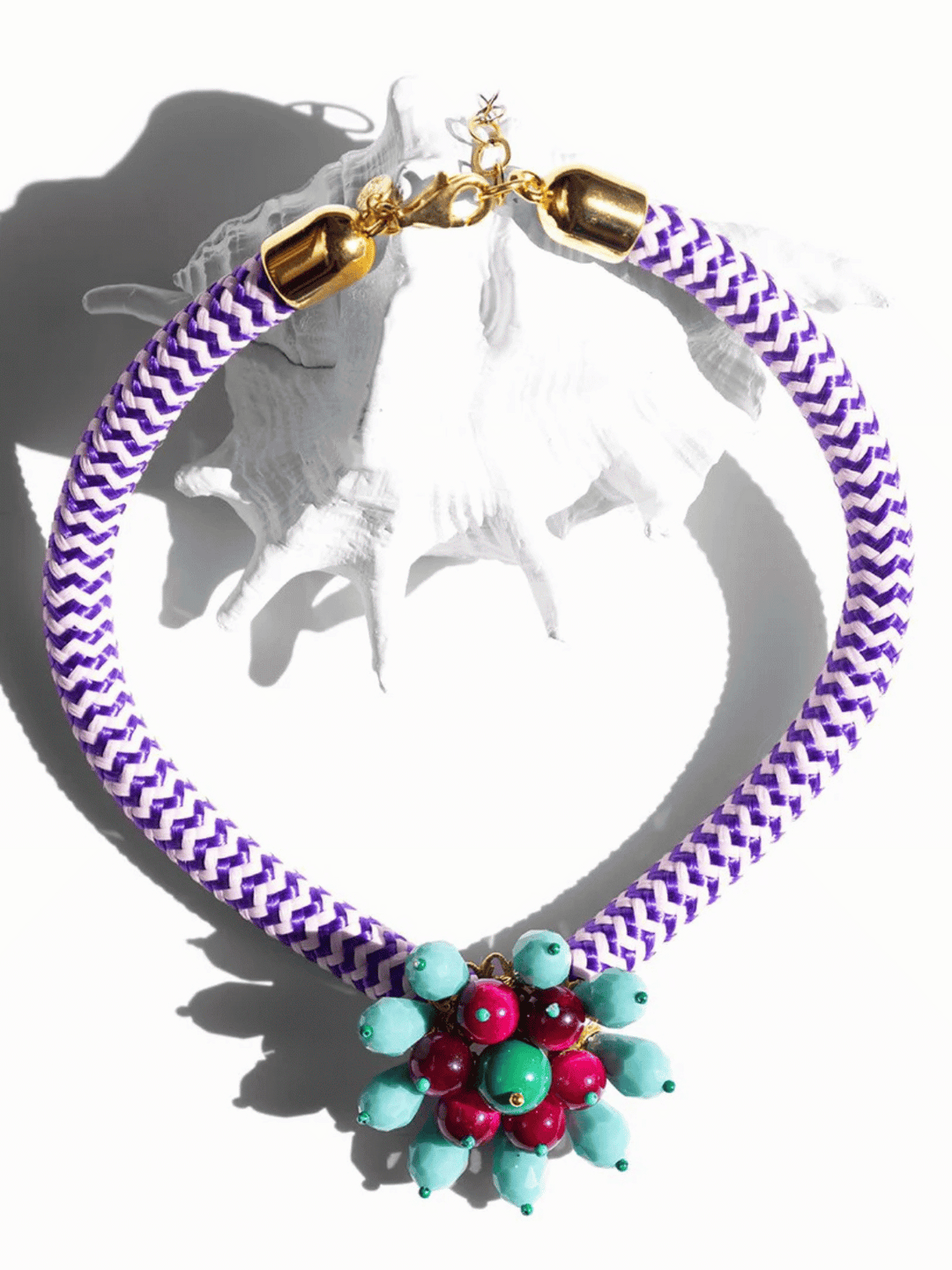 Nora Necklace Purple