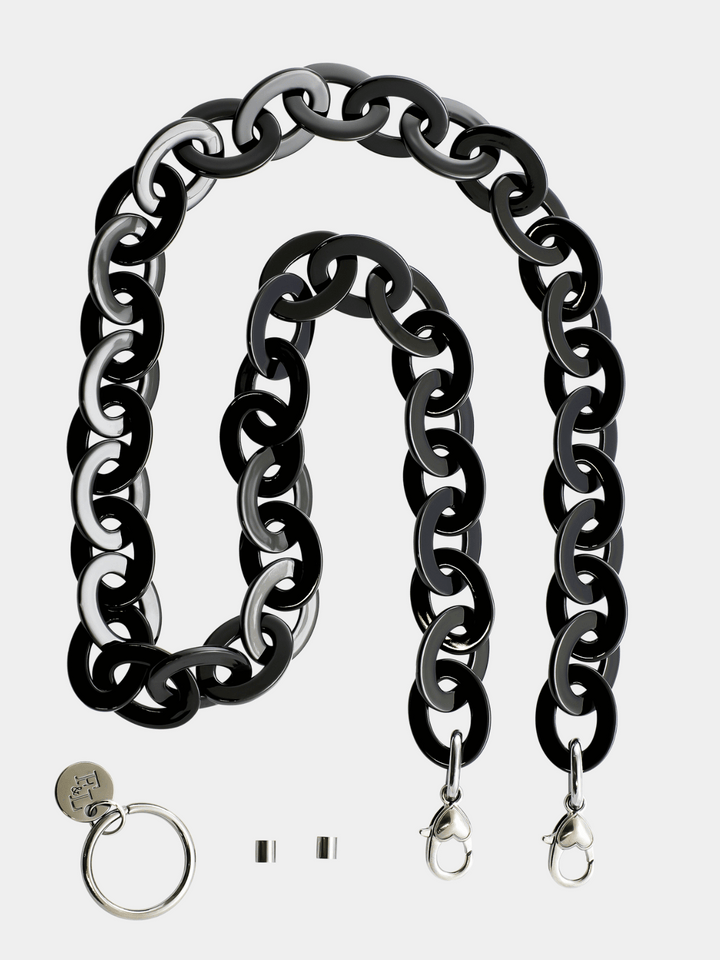 glasses chain Shiny Black