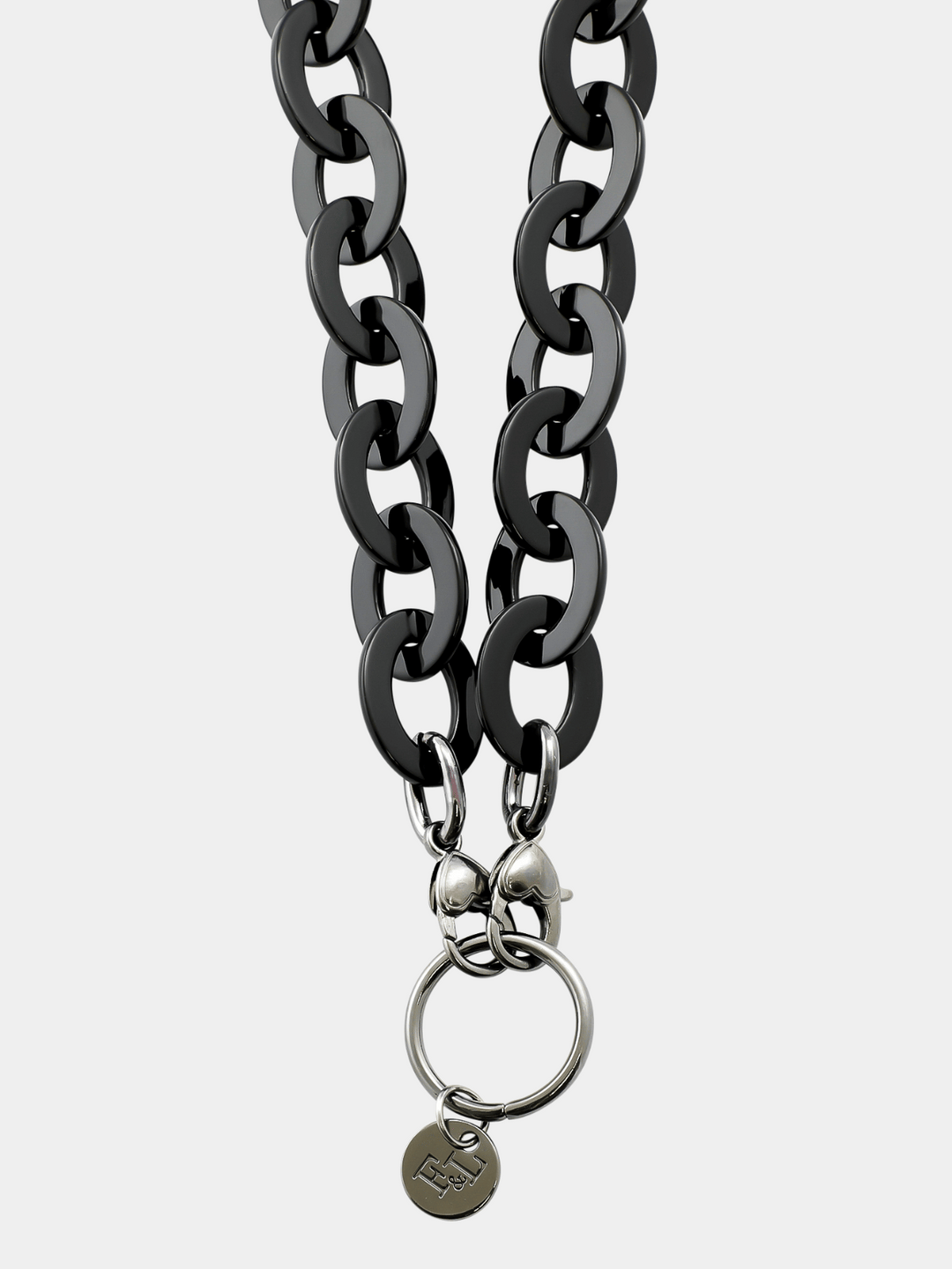 glasses chain Shiny Black