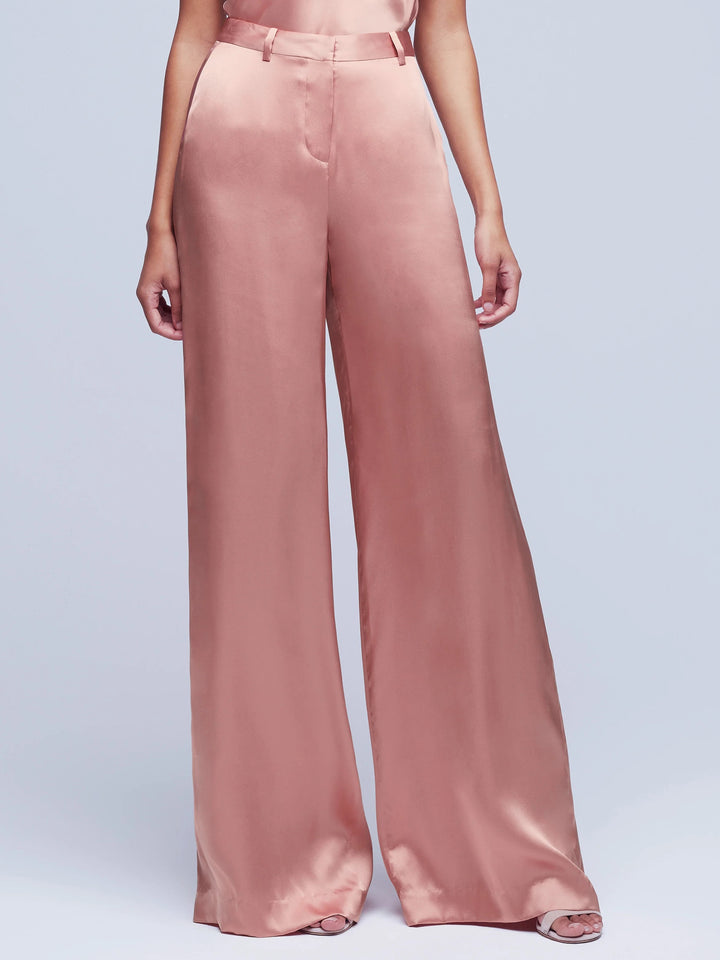 Silk trousers